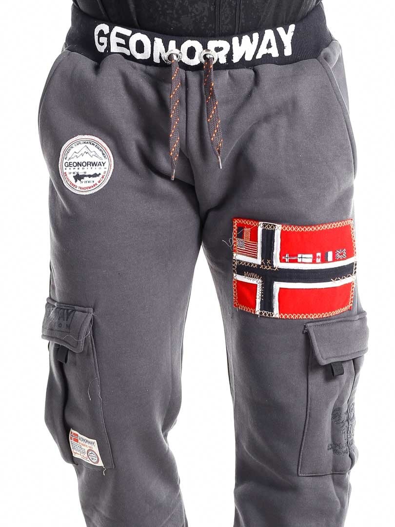 Geo Norway Cargo joggebukse - Mørkegrå