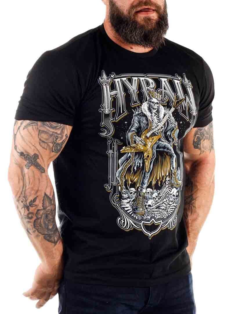 Hyraw Guitare Hero T-skjorte - Svart