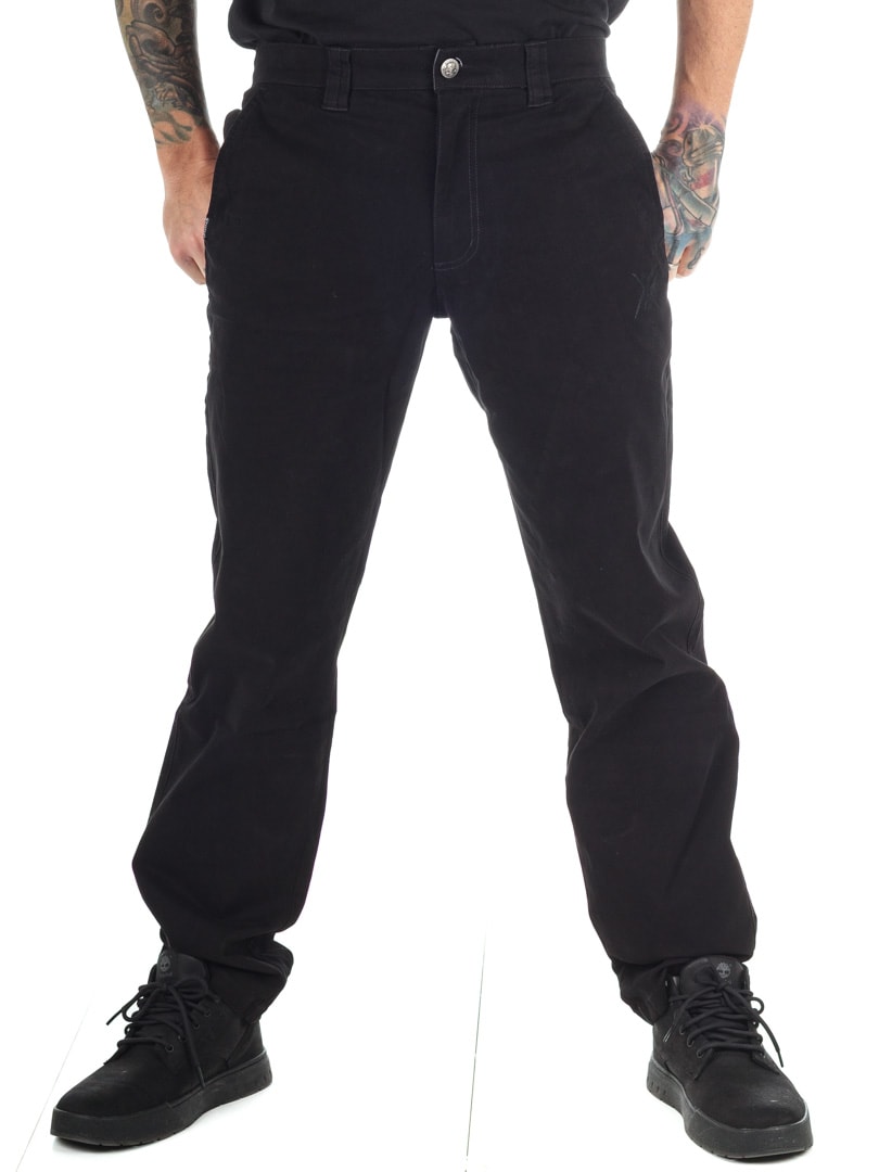 Hyraw Black Cross Chinos - Svart_1.jpg
