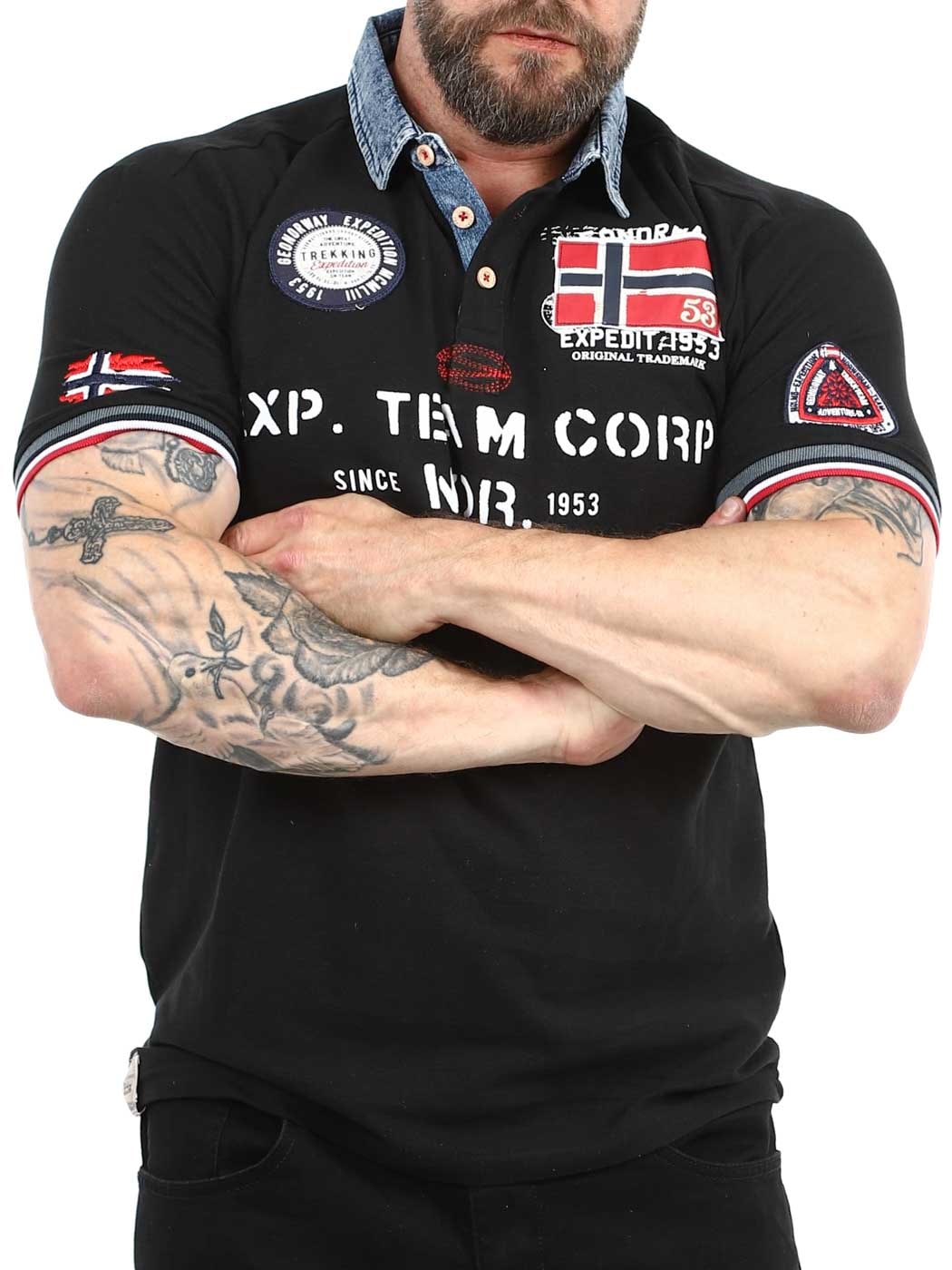 Koptaine Geo Norway Polo Black_4.jpg