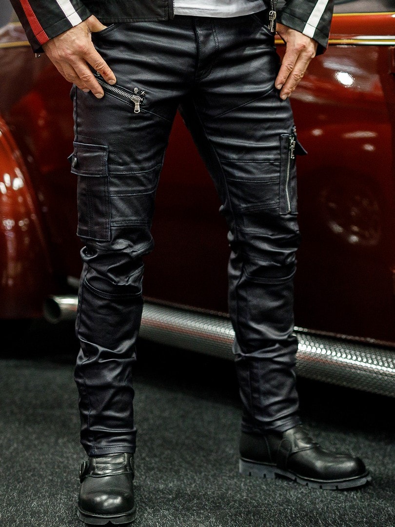 LACERATE JEANS - JET BLACK (1)