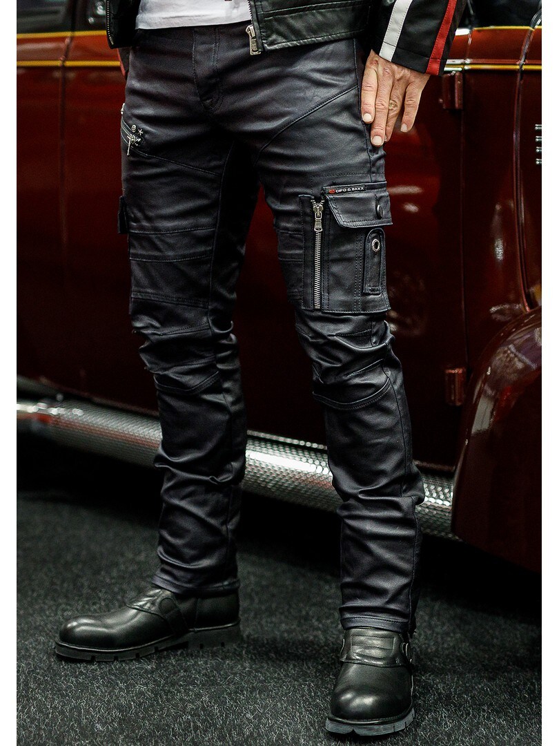 LACERATE JEANS - JET BLACK (2)