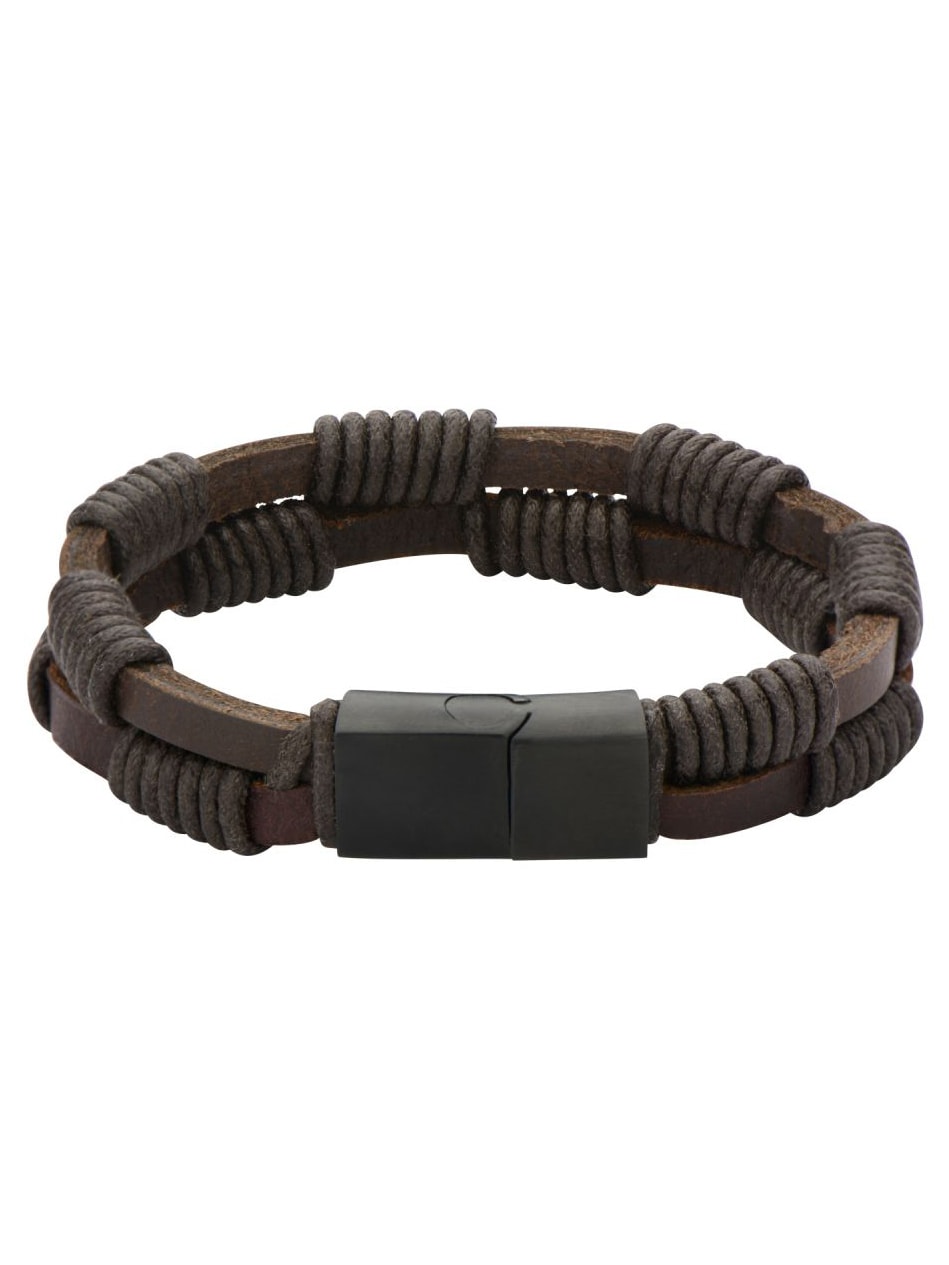 Leather Rope Inox Armband - Brun 1.jpg