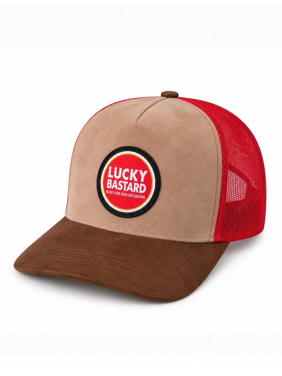 Lucky bastard RD cap brown 2.jpg
