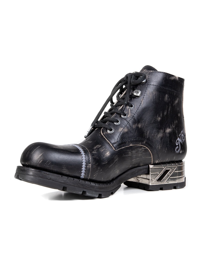 Desperado New Rock Boots - Dirty Black/Silver