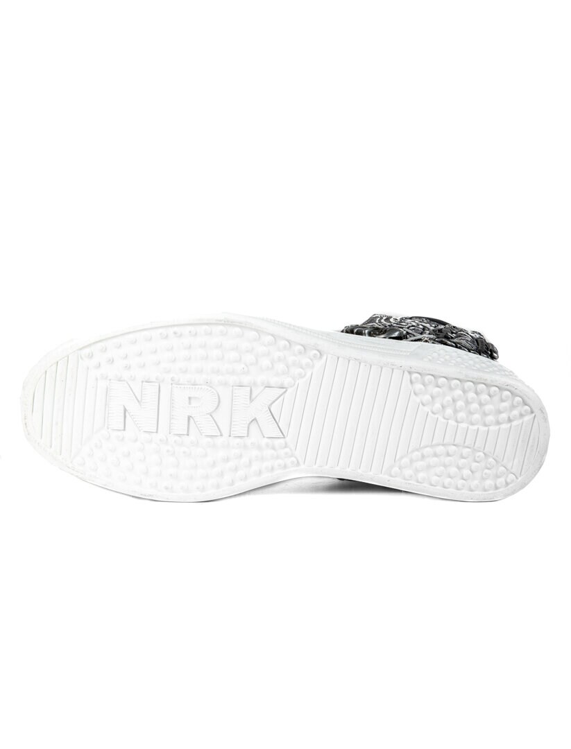 Skull New Rock Sneakers - White/Black