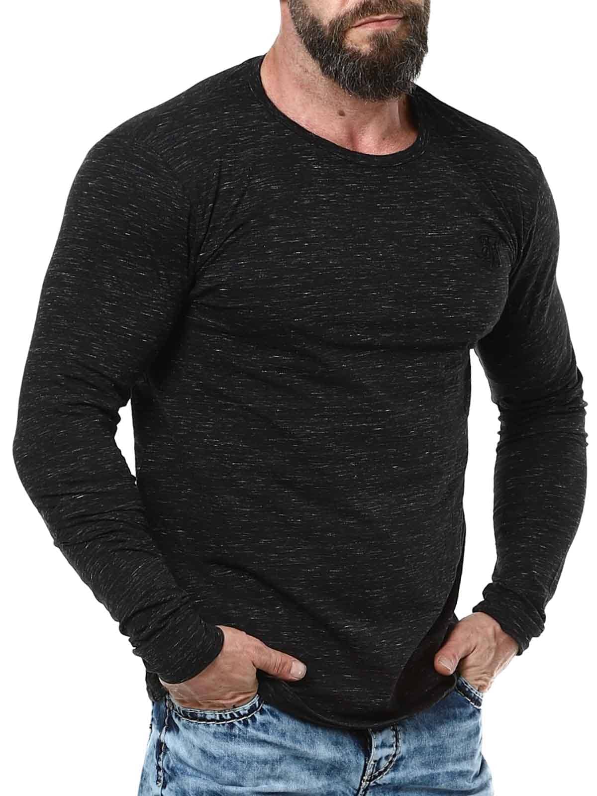 Marl SikSilk Longsleeve - Black Lars_2.jpg