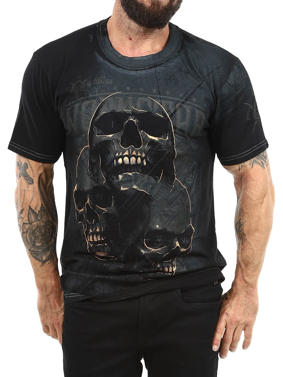 Power Chord Wornstar T-shirt - Svart -5.jpg