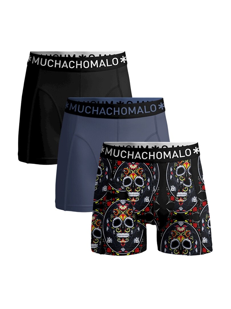 Muchachomalo Muerto Boxers 3-Pack Cotton Stretch