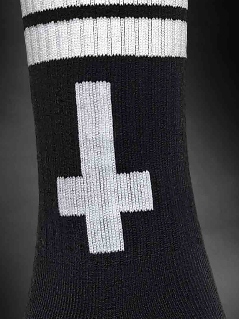Hyraw Cross Sokker - Svart/Hvit