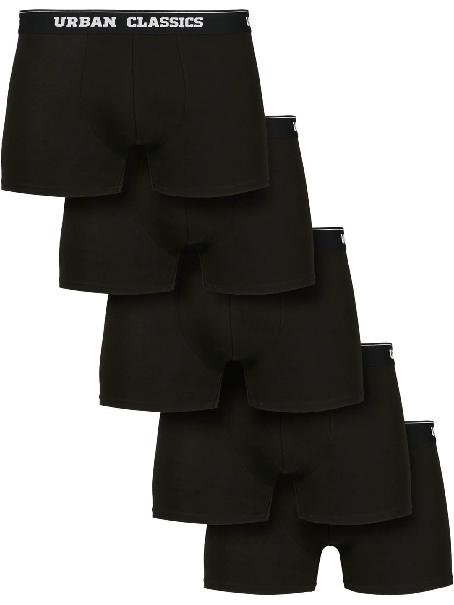 5-pack Urban Classics Organic Boxer - Svart