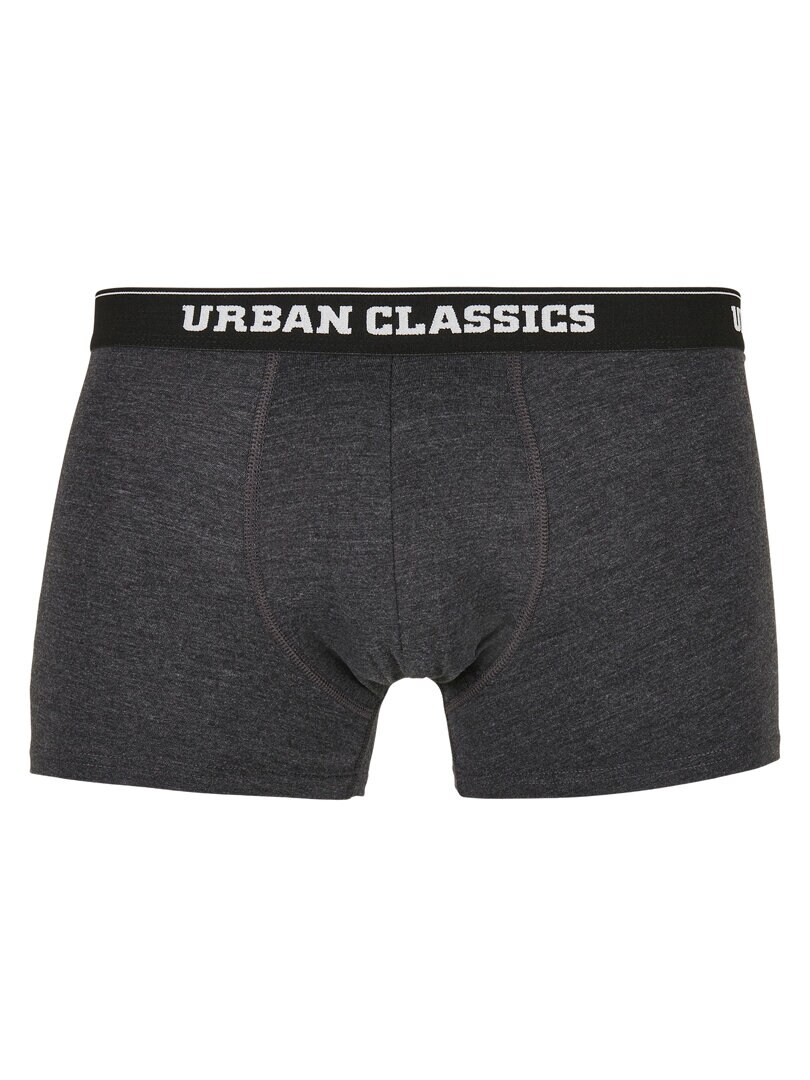 5-pack Urban Classics Organic Boxer - Svart/Vinrød/Grøn