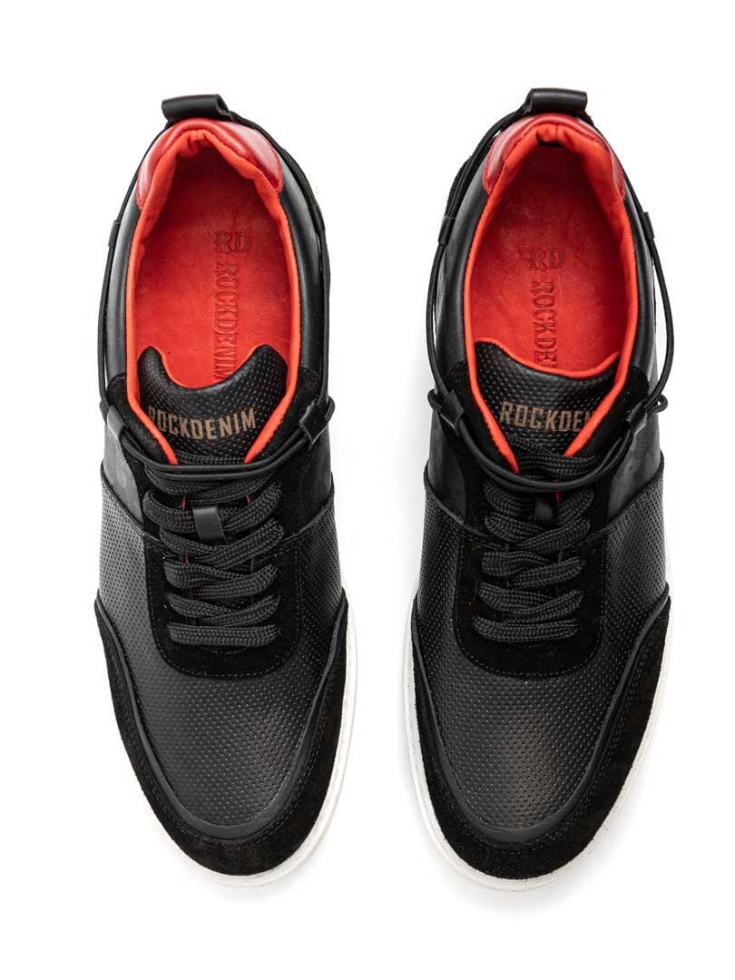 RD Boron Leather Sneakers - Svart