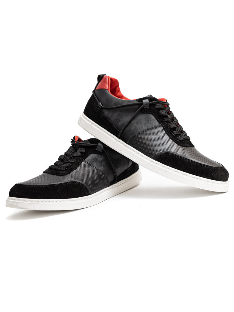 RD Boron Leather Sneakers - Svart