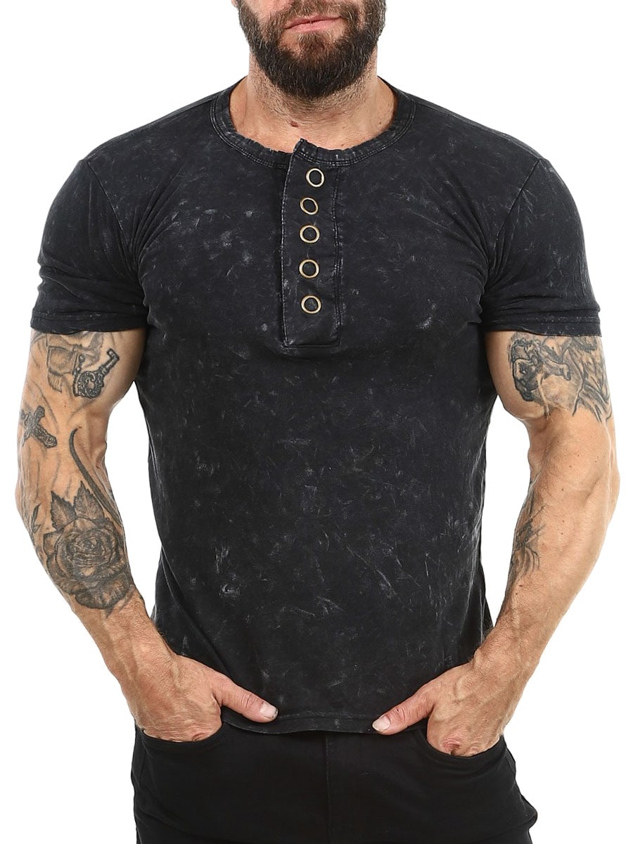 RD Button T-shirt - Washed Black-5.jpg