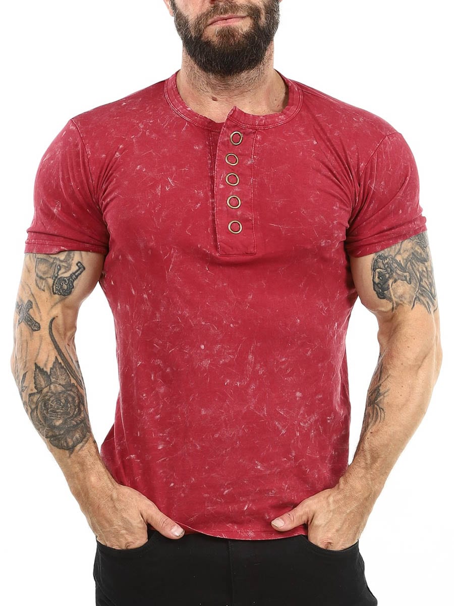 RD Button T-shirt - Washed Red-5.jpg