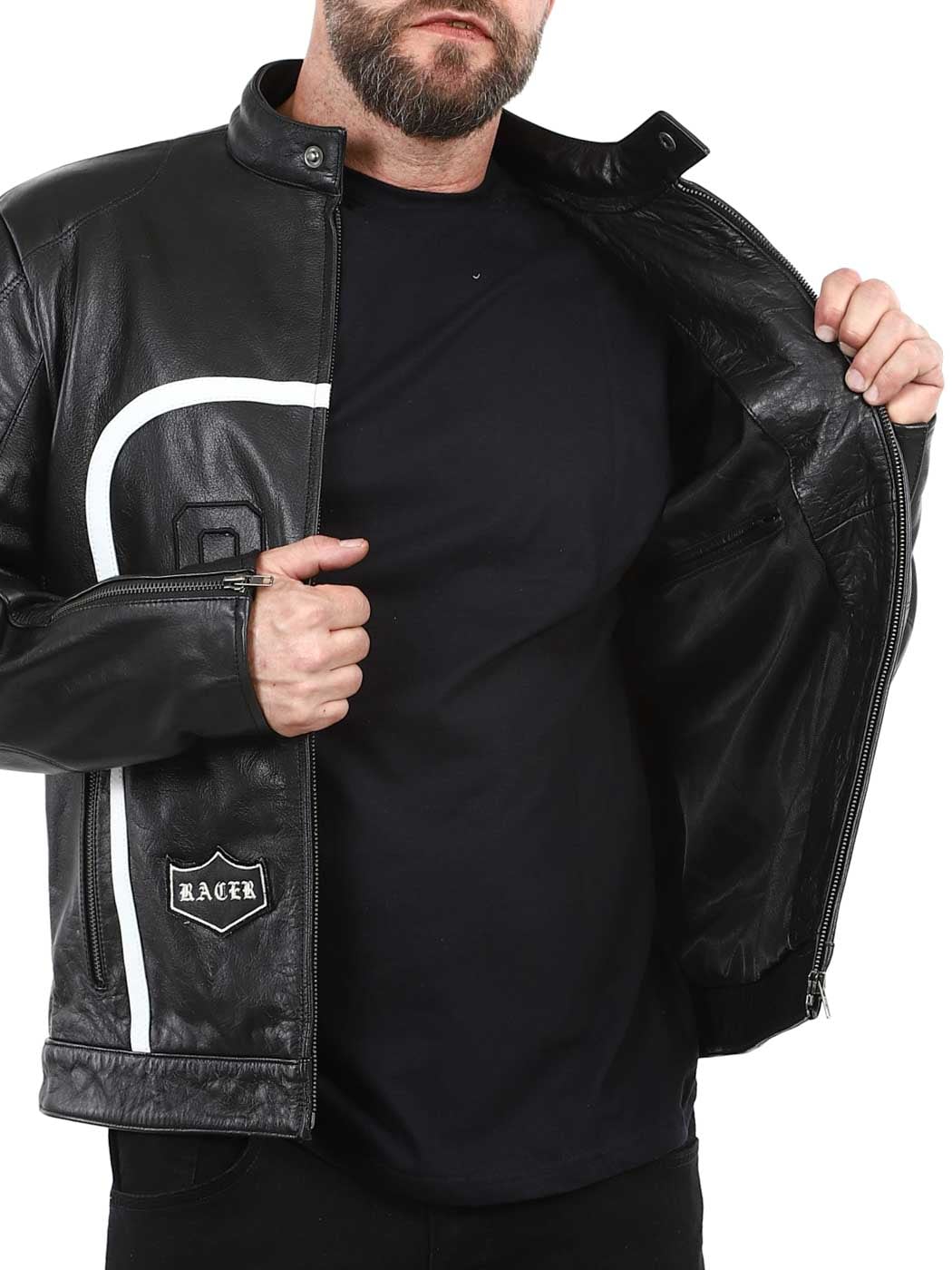 RD Racer Skinnjacka - Svart_4.jpg