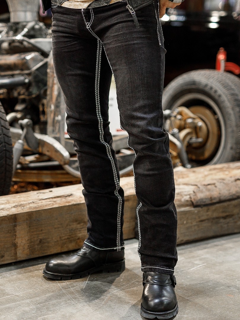 RUSTY LEVIN NEW JEANS - SVARTHVIT