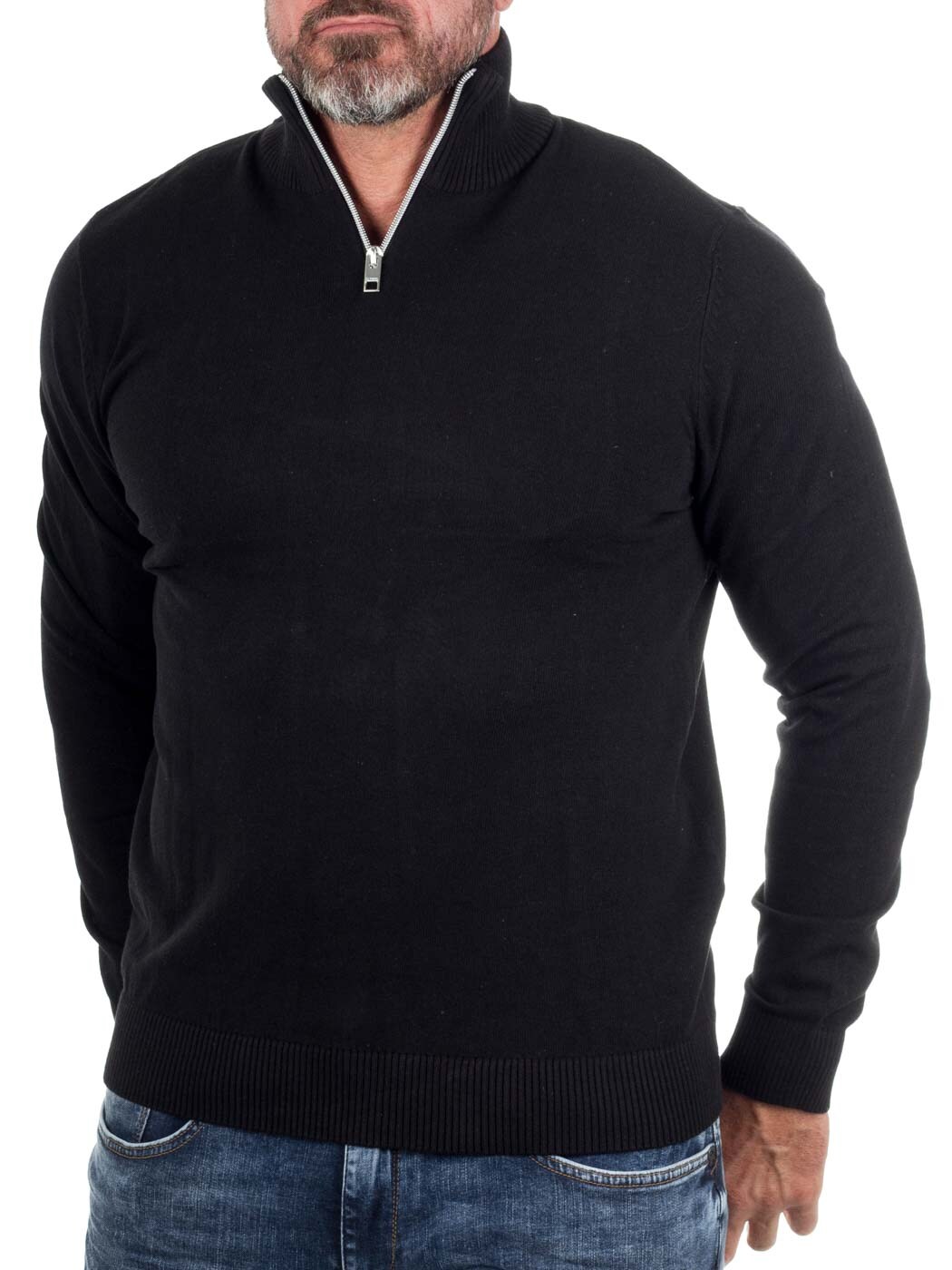 Rebel Callum Stickad Troja Black_3.jpg