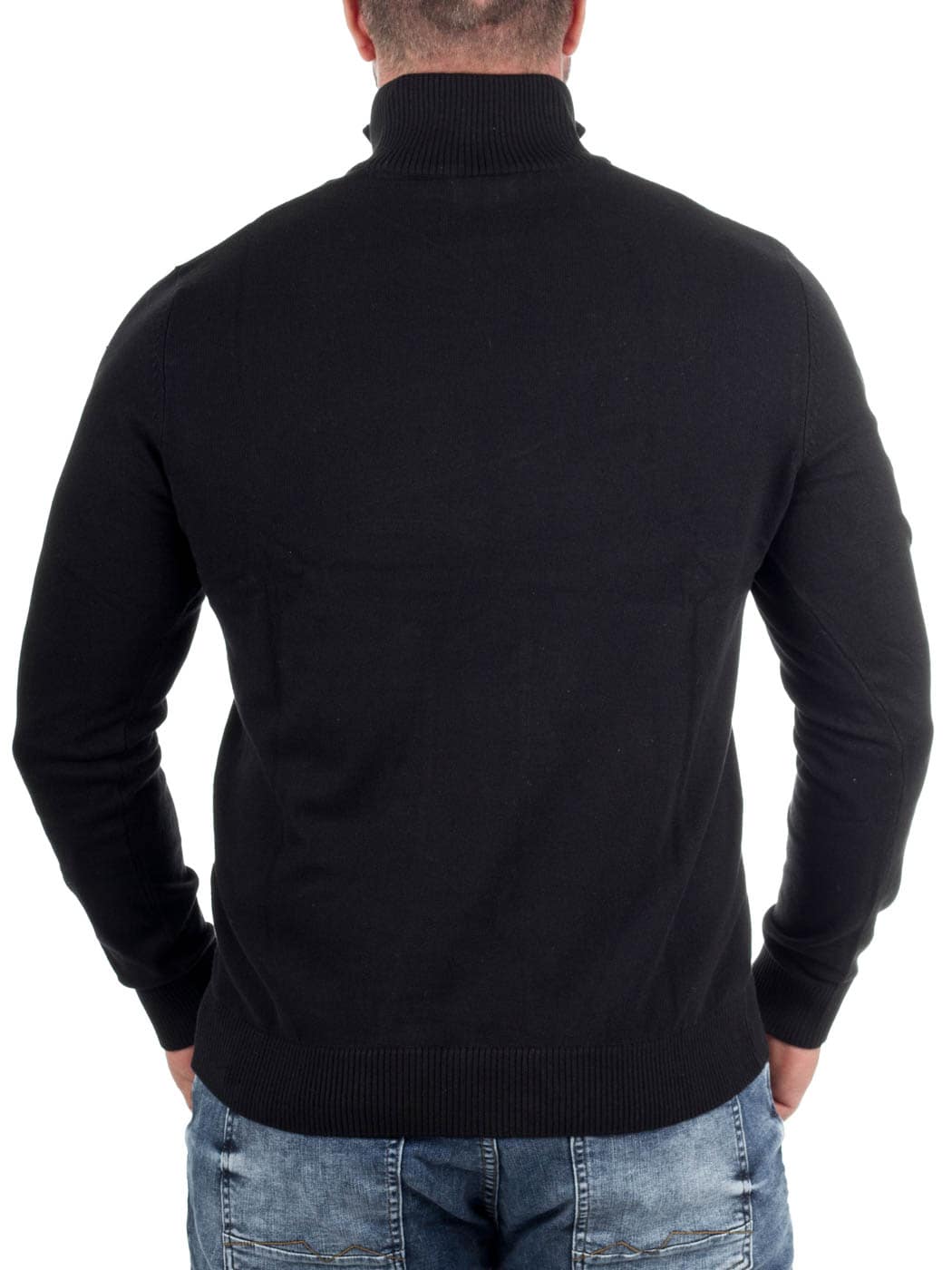 Rebel Callum Stickad Troja Black_6.jpg