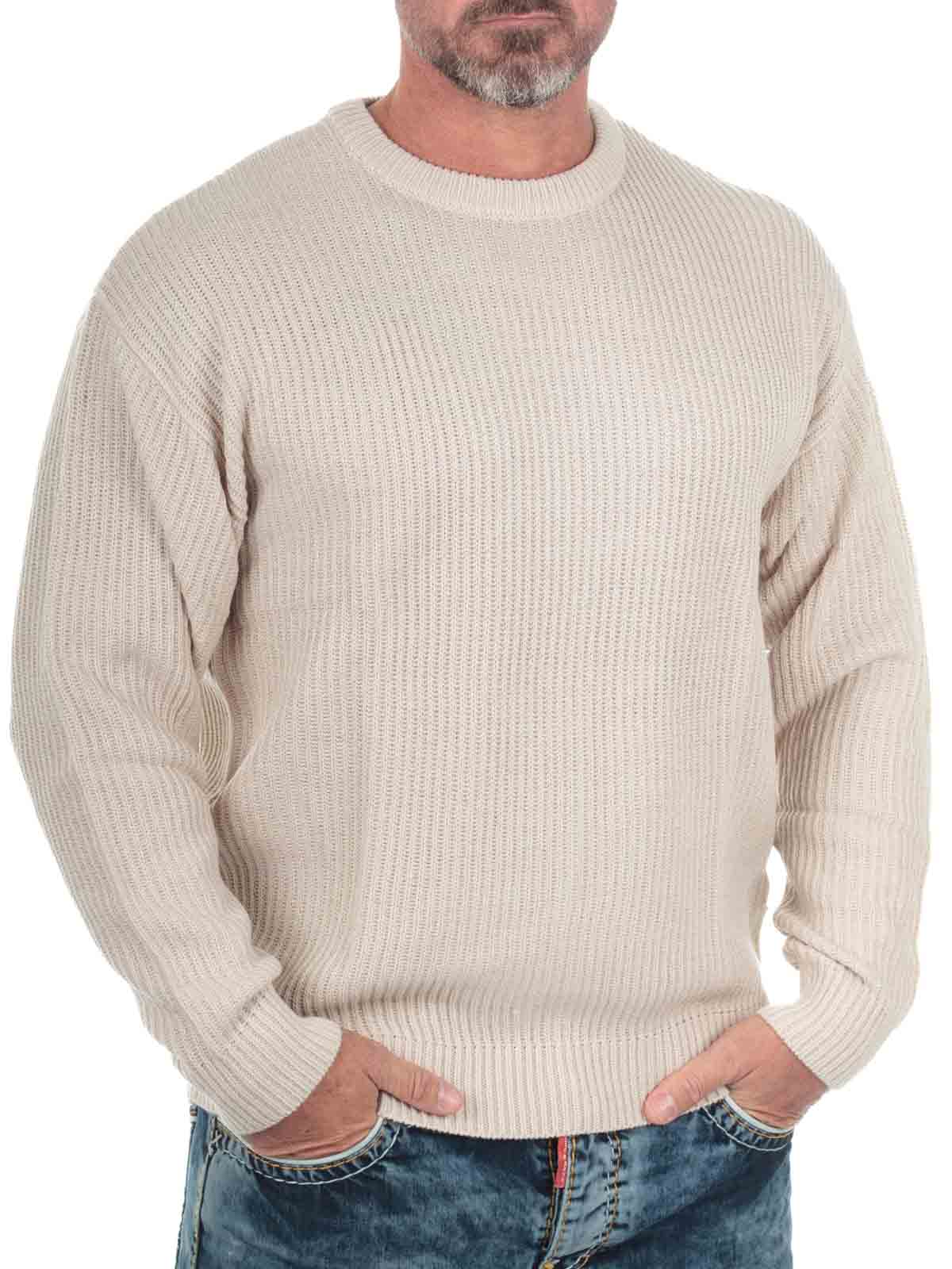 Rebel Logan Stickad Troja - Beige_2.jpg