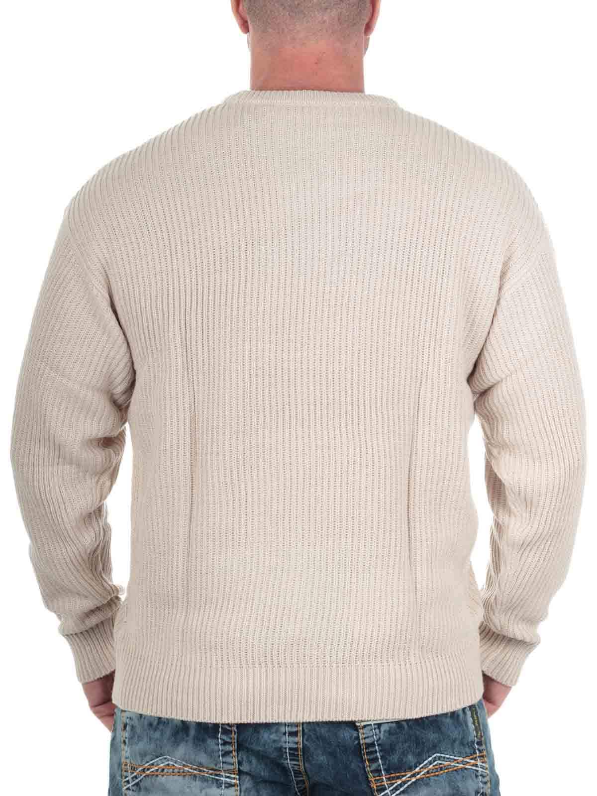 Rebel Logan Stickad Troja - Beige_3.jpg