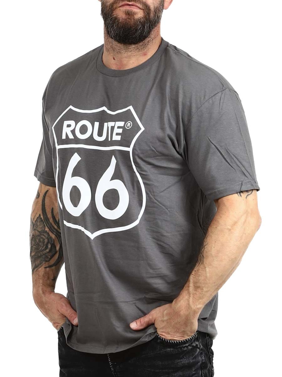 Route 66 Grey Tshirt_2.JPG