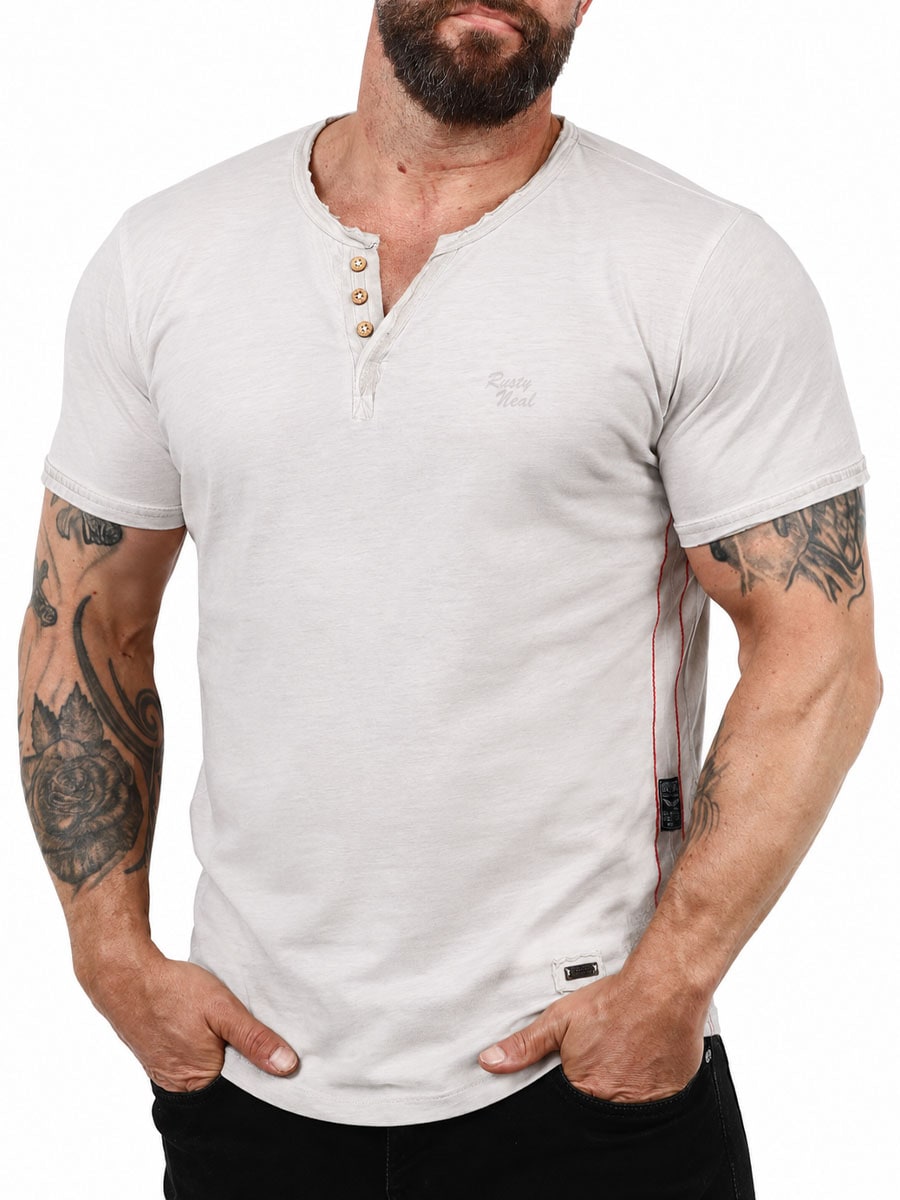 Rusty Neal Logo T-shirt - Grey 3.jpg