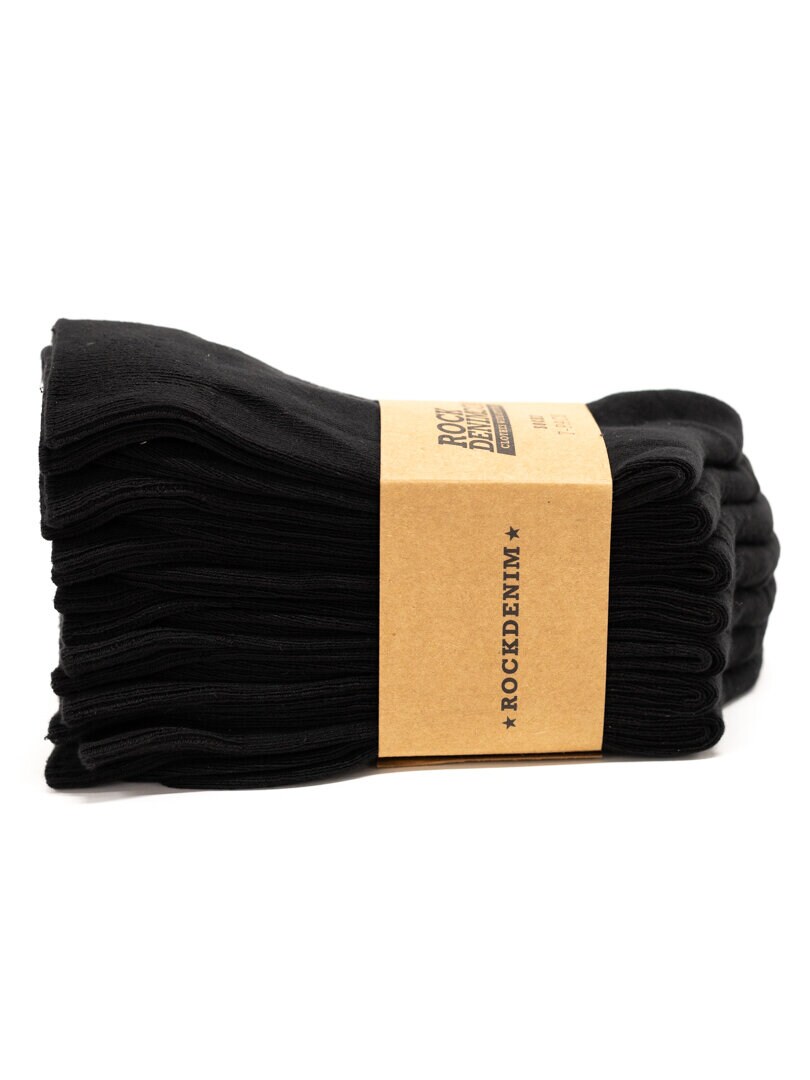 RD 7-Pack Bambussokker - Svart