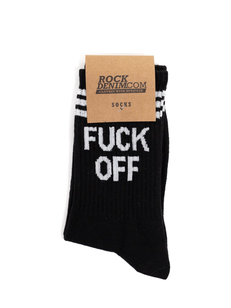 RD F**K Off Sokker - Svart