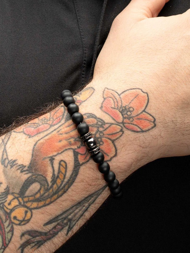 Stonehenge Hematite Inox Armband 5.jpg