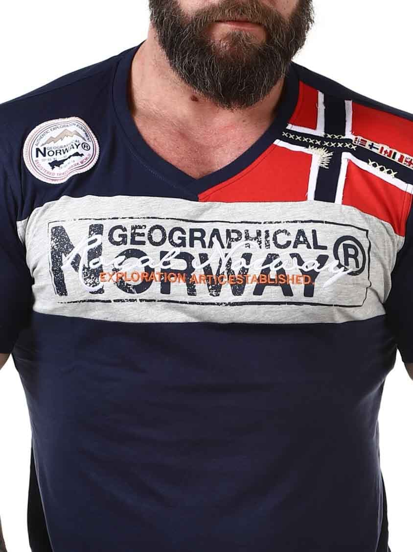 T-skjorte Geo Norway Dark Blue_1.jpg