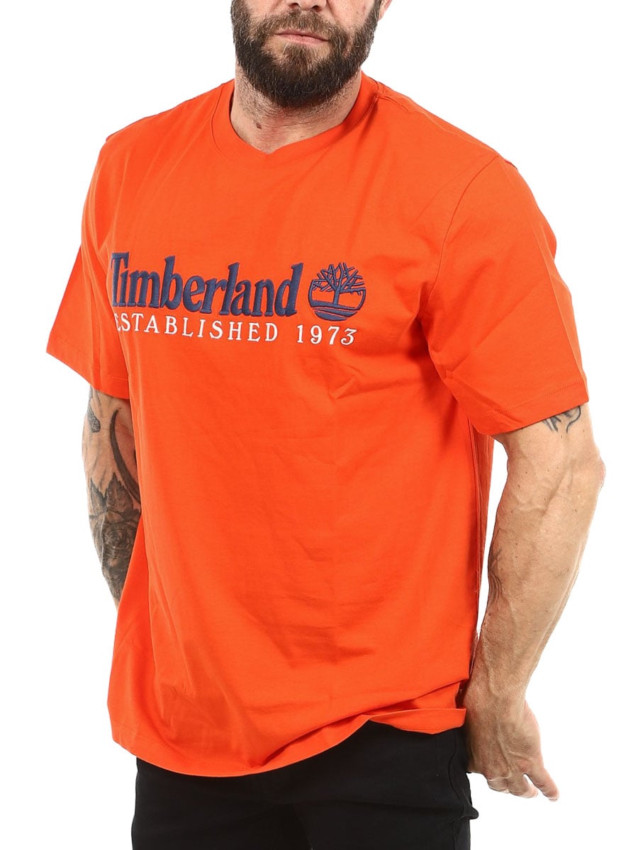 Timberland Established 1973 T-shirt - Orange-7.jpg