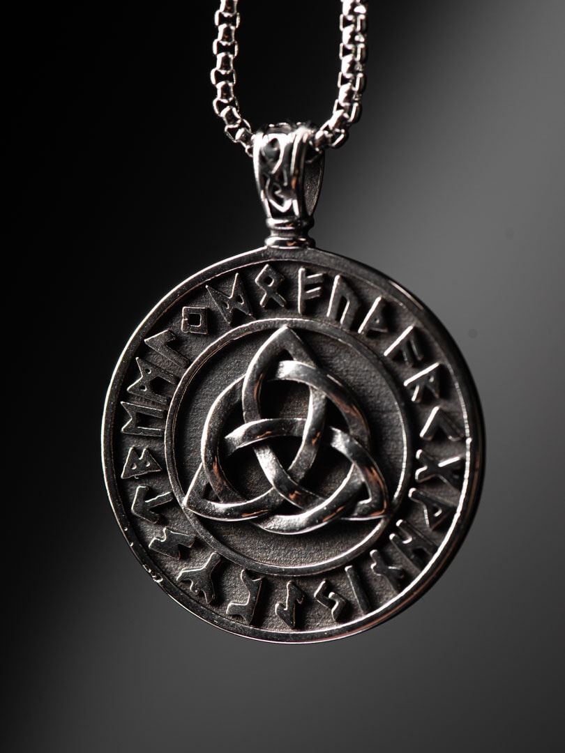 Tribal Viking Halskjede - Sølv