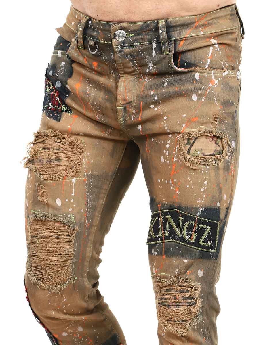 Valerix Kingz Jeans Green Brown_8.jpg
