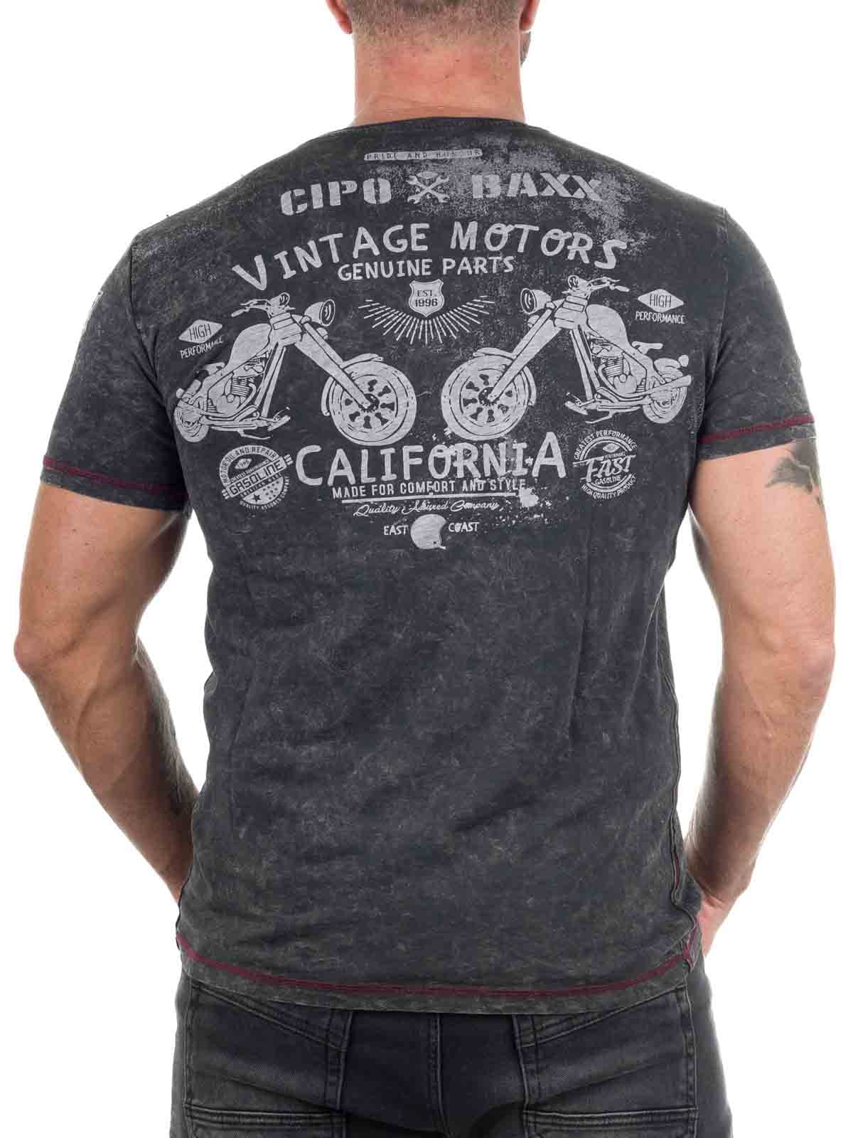 Vintage Cali Cipo Baxx T-shirt - Svart CT261_3.jpg