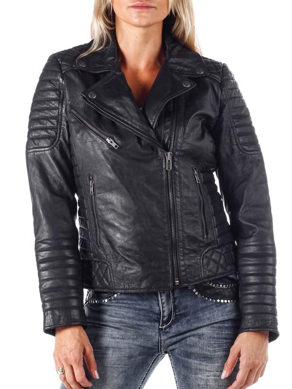 Searah D12 Lady Skinnjakke - Svart