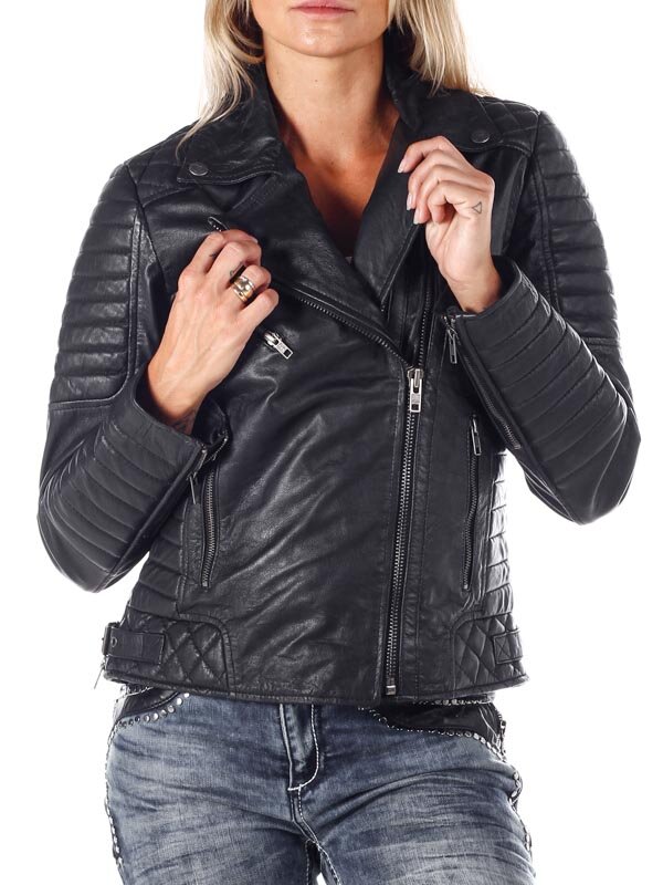 Searah D12 Lady Skinnjakke - Svart