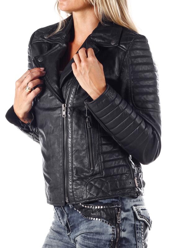 Searah D12 Lady Skinnjakke - Svart