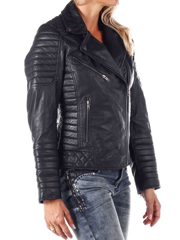 Searah D12 Lady Skinnjakke - Svart