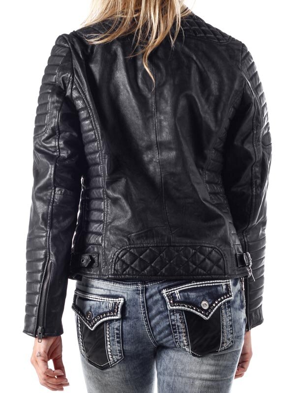 Searah D12 Lady Skinnjakke - Svart
