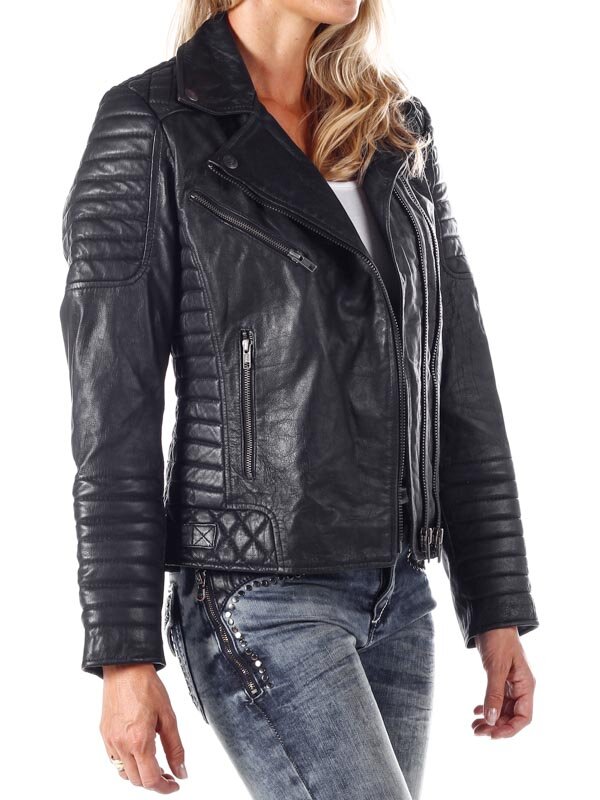 Searah D12 Lady Skinnjakke - Svart