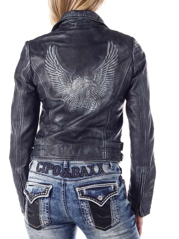 RD Eagle Skinnjakke - Dirty Black