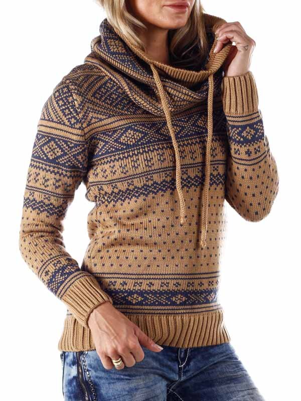 Benelli Strikkegenser - Camel