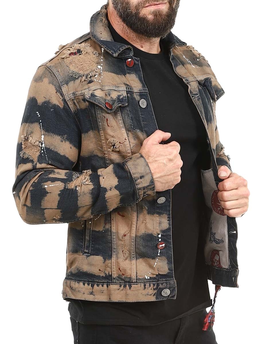 Wakuda Kingz Jeansjacka - Brun-15.jpg
