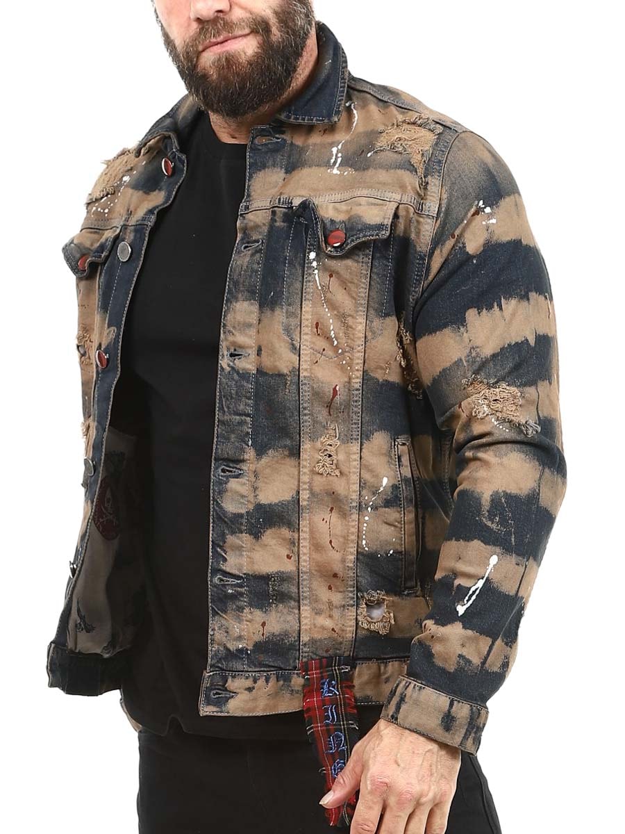Wakuda Kingz Jeansjacka - Brun-7.jpg