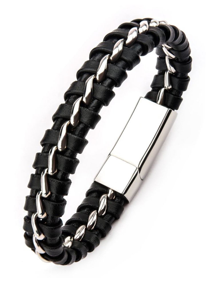 Wire Center Inox Armband - Svart 1.jpg