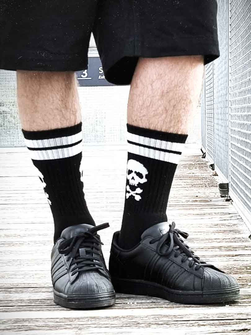 Hyraw Skull Classic Sokker - Svart
