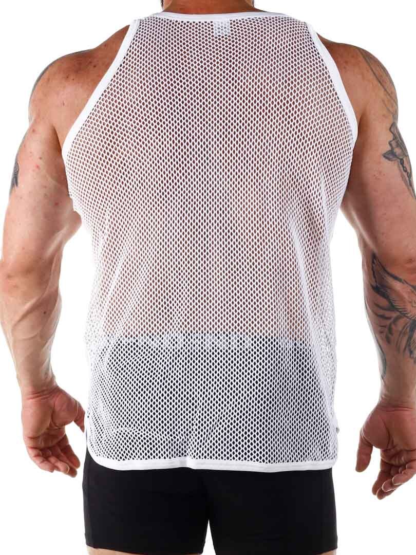 Dovre Net Singlet - Hvit