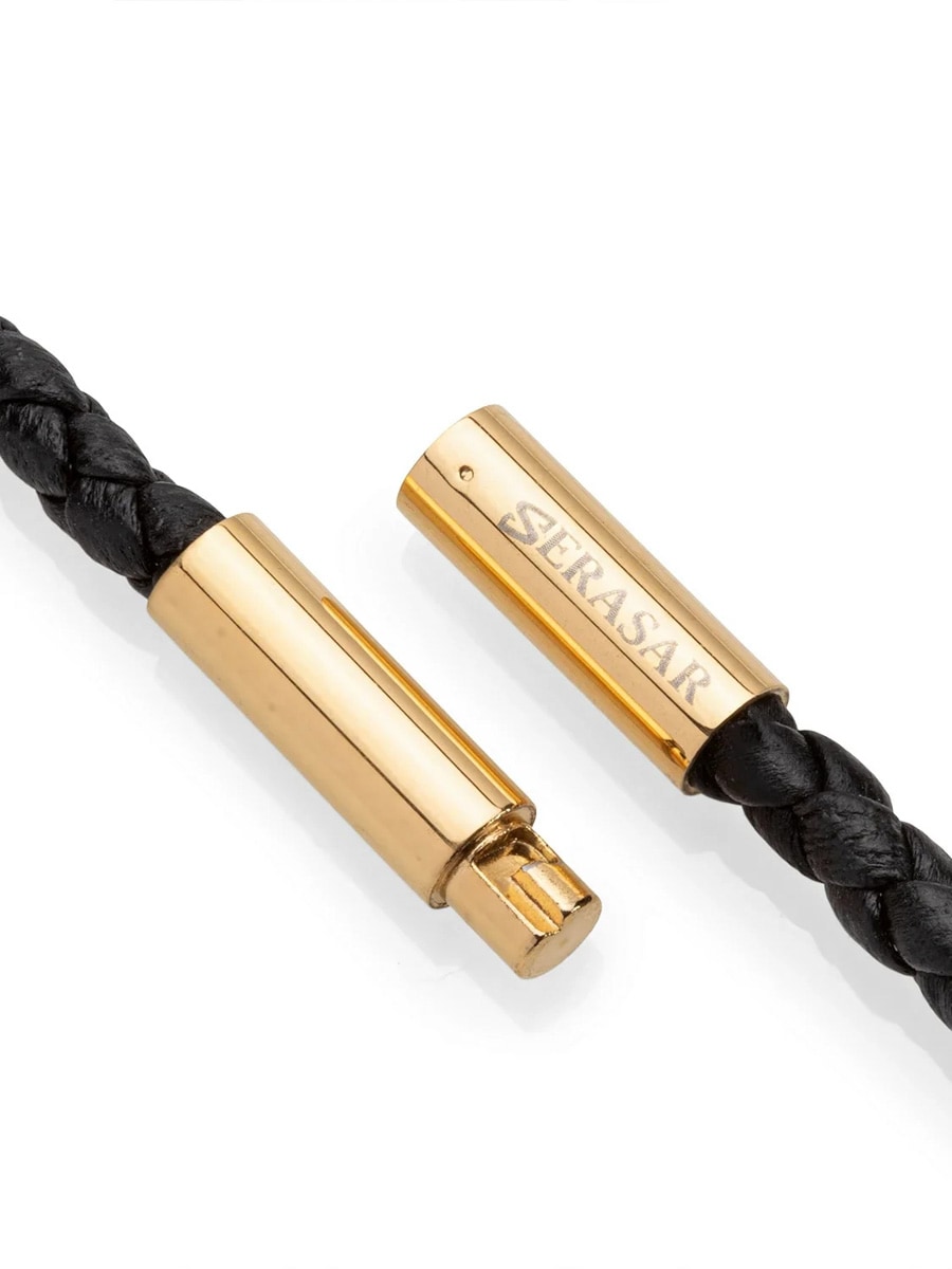 X-N012-gold Serasar Cross Leather Halsband 2.jpg